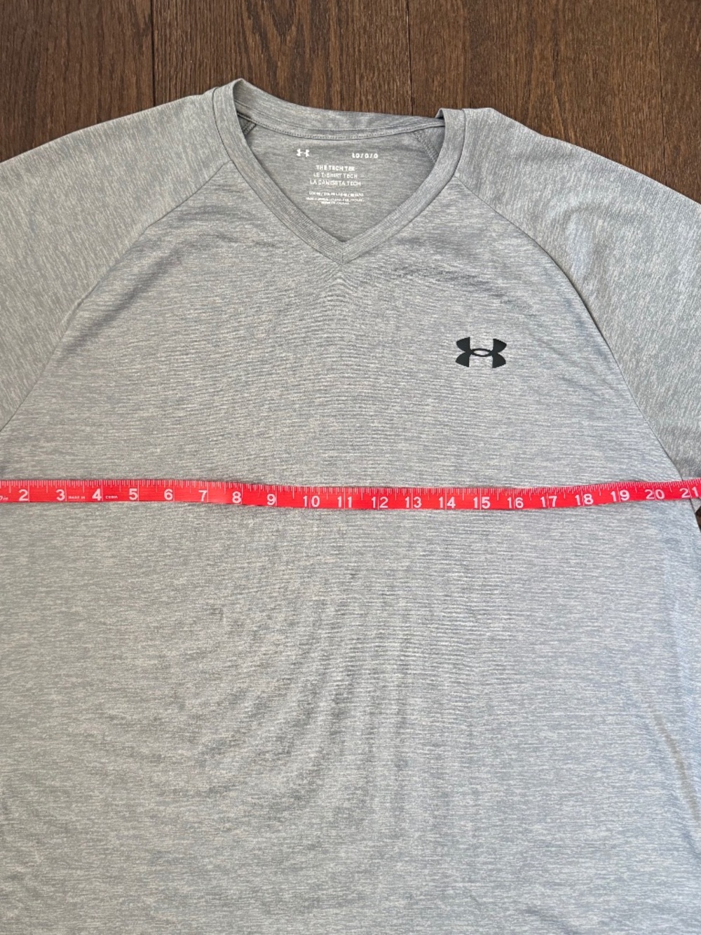 Under Armour Tech Tee Men’s Large Gray Loose Fit Performance Shirt Large